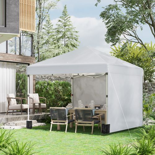Tonnelle De Jardin Pop-up Pliante Dorian Gris Clair