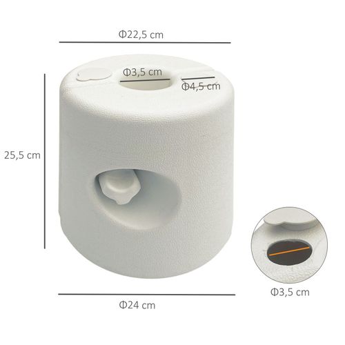 4 Poids De Lestage Cylindriques Dommy Blancs 