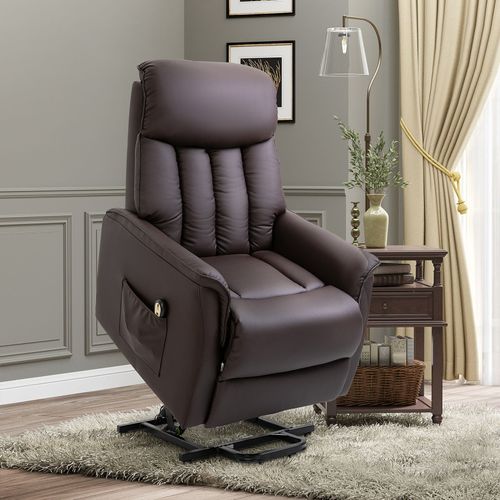 Fauteuil Releveur De Relaxation Revêtement Pu Tissu