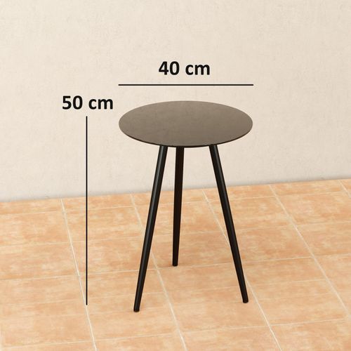Table Basse Ronde Pacry Noire