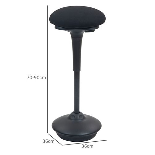 Tabouret Oscillant Ergonomique Playton Noir