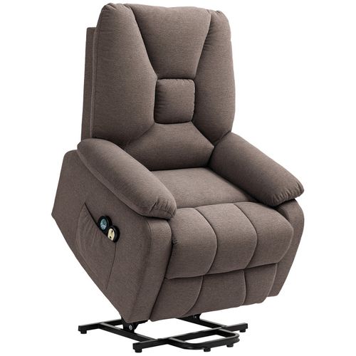 Fauteuil Releveur Massant Chauffant Ilias Marron