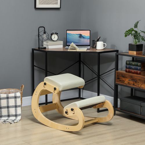 Chaise Ergonomique à Genoux Fisher Crème