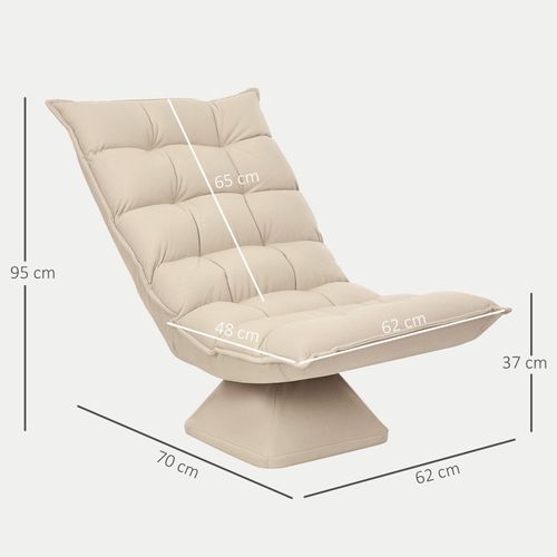Fauteuil Relax Inclinable Suzon Beige