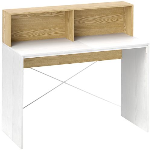 Table Informatique Jeddy Blanc Et Bois