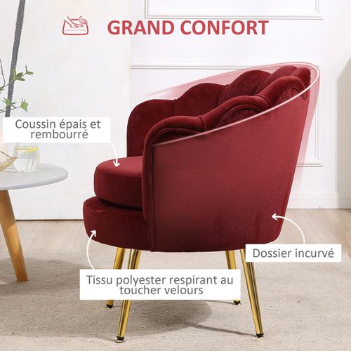 Fauteuil Design Coquillage Montmartre Bordeaux