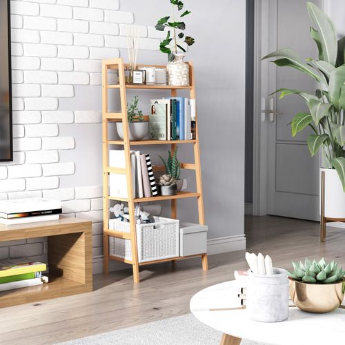 Etagère Échelle 4 Niveaux Junon Bambou