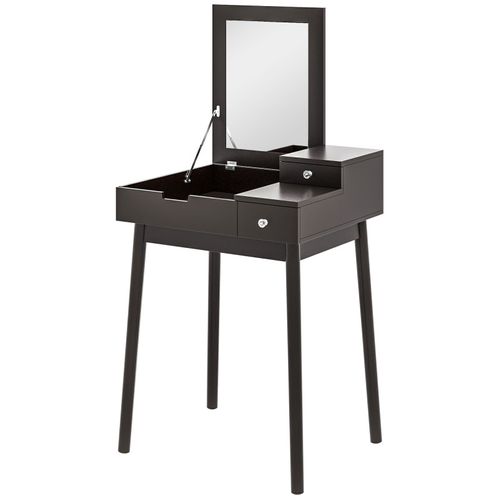 Coiffeuse Secrétaire Avec Miroir Inra Noire