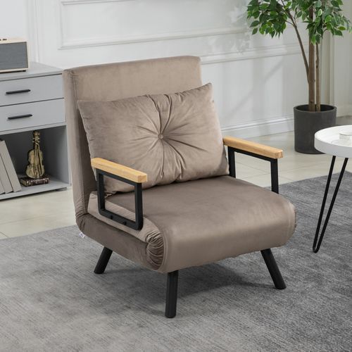 Fauteuil Design Convertible Benko Gris