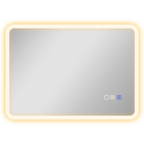 Miroir LED Haut-parleur Bluetooth 50 X 70 Cm Felan Argenté