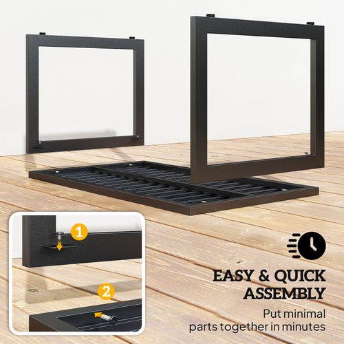 Table Basse De Jardin Barros Noire