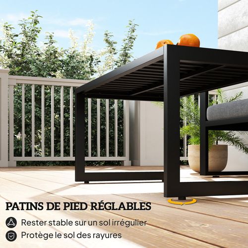 Table Basse De Jardin Barros Noire