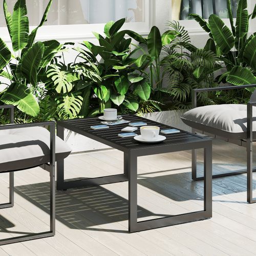 Table Basse De Jardin Barros Noire