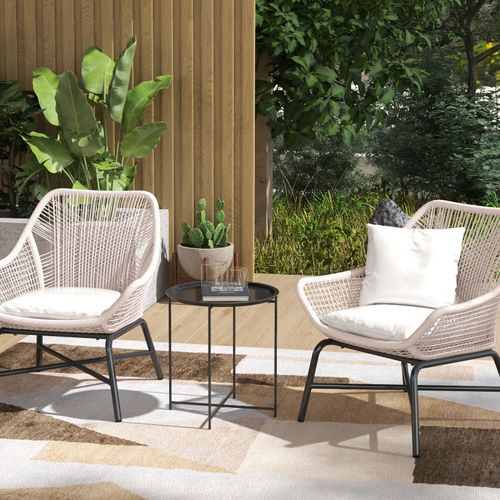 Table Basse D’extérieur Mylus Noire