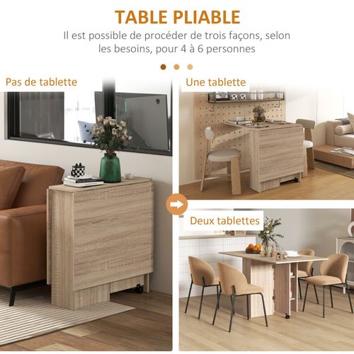 Table Pliante Cruise Aspect Bois Naturel