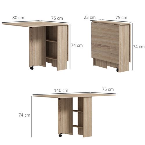 Table Pliante Cruise Aspect Bois Naturel