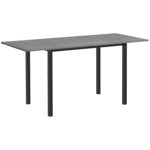 Table à Manger Extensible 6 Personne Zabeth Gris Foncé