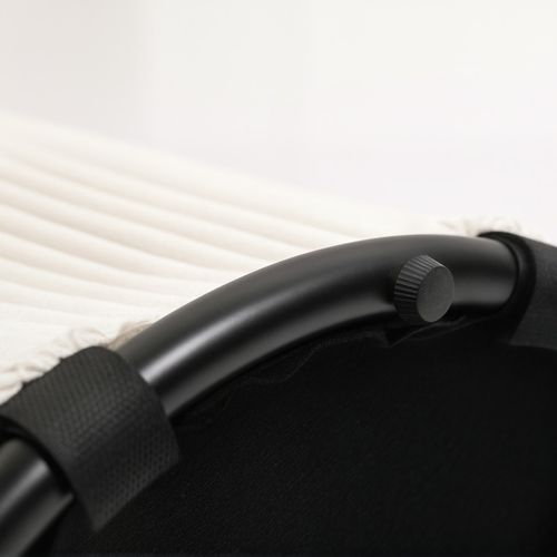 Pouf Rond Coffre De Rangement Flinks Beige Clair