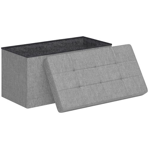 Pouf De Rangement Kapey Gris Clair