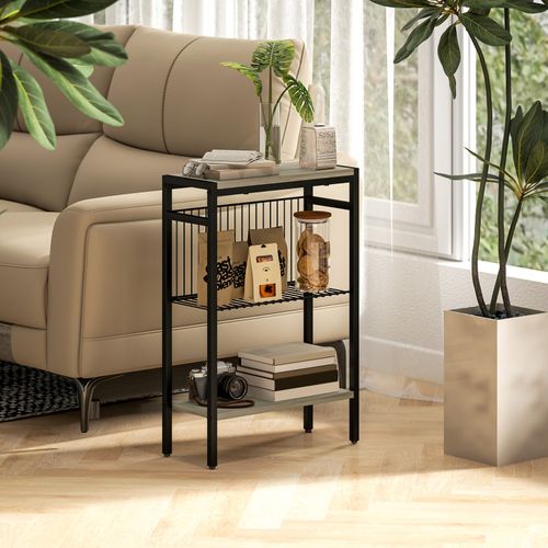 Bout De Canapé Table D’appoint Moza Gris