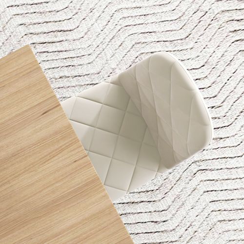 Lot De 4 Chaises Design Esprit Chesterfield Elio Beiges