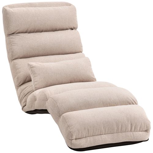 Fauteuil Paresseux Convertible Lizaro Aspect Lin Beige