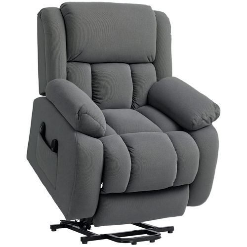 Fauteuil Releveur Massant Chauffant Lorenzo Gris