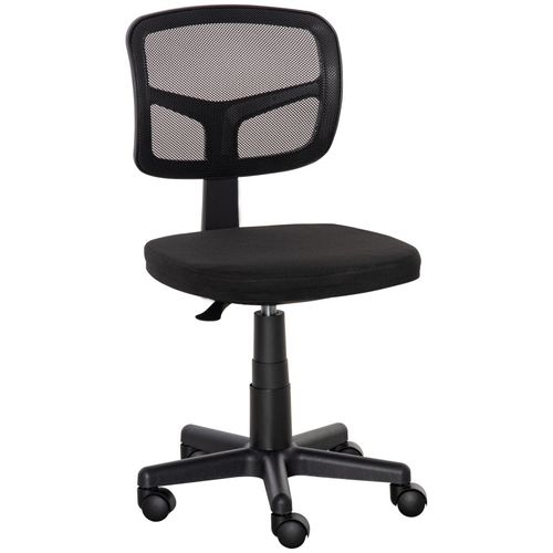 Chaise De Bureau Ergonomique Réglable Vinzetta Maille Noir