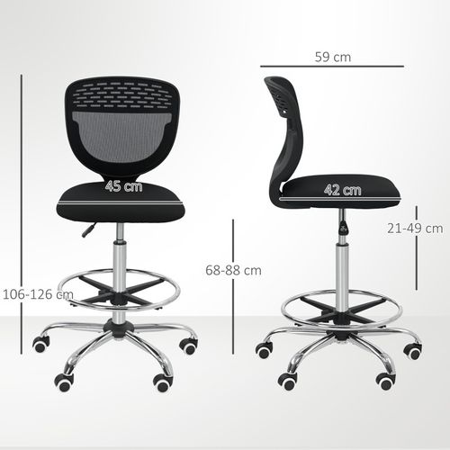 Chaise De Bureau Haute Ergonomique Charlito Noire