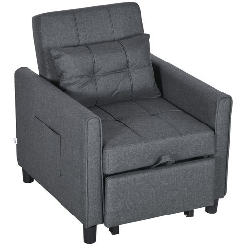 Fauteuil Convertible 3-en-1 Ikera Gris