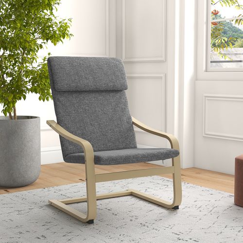 Fauteuil De Salon Uumman Aspect Lin Gris
