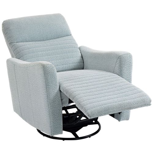Fauteuil Relax Pivotant Kanger Lin Gris Bleuté