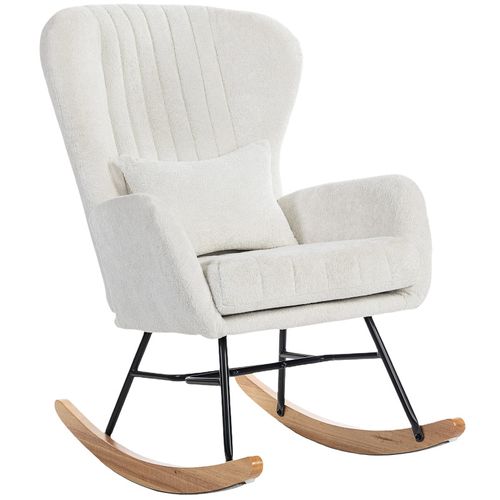 Fauteuil à Bascule Nordique Siluk Blanc