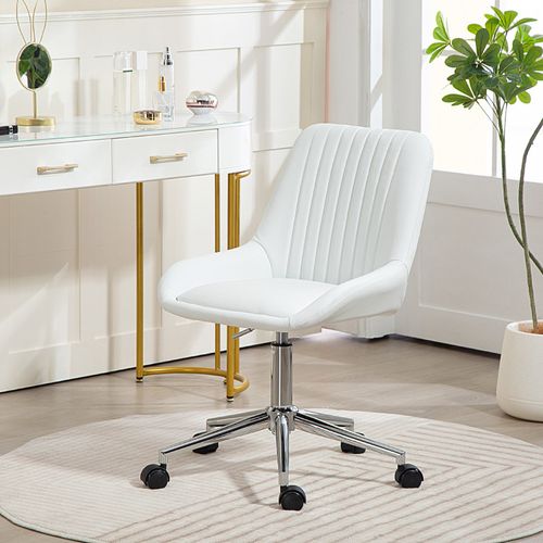 Chaise De Bureau Velletri Blanche