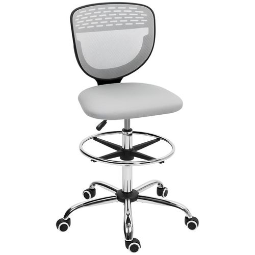 Chaise De Bureau Ergonomique Mazara Grise