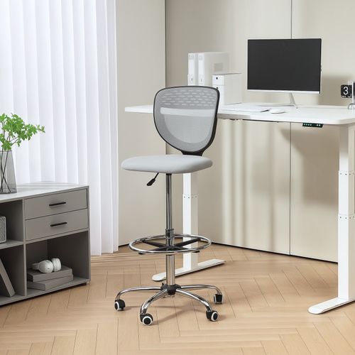 Chaise De Bureau Ergonomique Mazara Grise