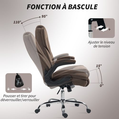 Fauteuil De Bureau Sanremo Chocolat
