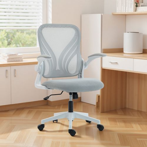 Chaise De Bureau Ergonomique Paglia Gris Clair