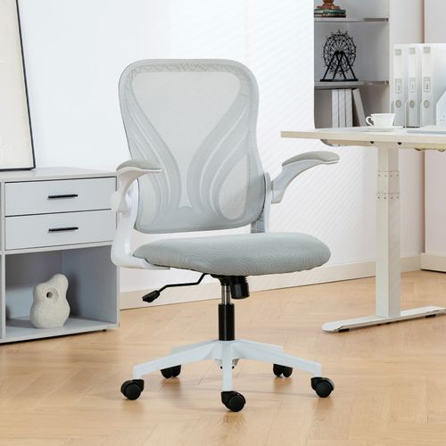 Chaise De Bureau Ergonomique Paglia Gris Clair