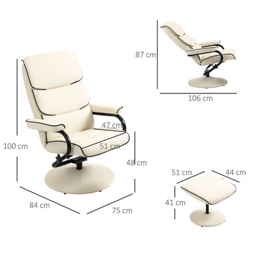 Fauteuil De Relaxation Vecchia Beige