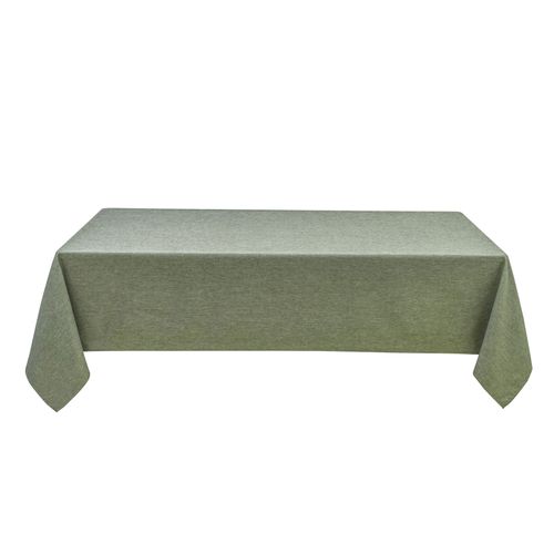 Nappe Rectangulaire Enduite Et Anti Tache - 145x240 Cm - Vert Olive