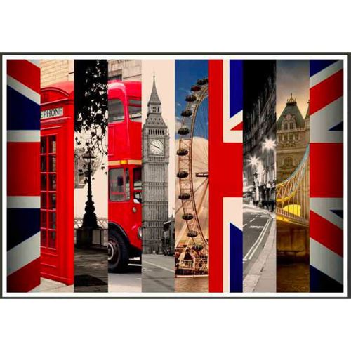 Papier Peint Londres 300 X 210 Cm Rouge