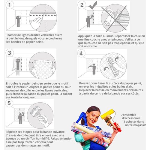 Papier Peint Prairie Luxuriante 400 X 280 Cm Rouge