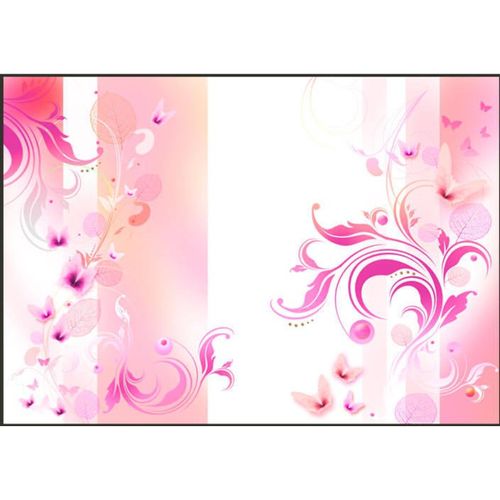 Papier Peint Passion Rose 350 X 245 Cm Rose