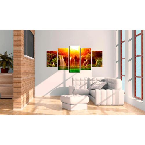 Tableau Dans Le Paradis 200 X 100 Cm Vert