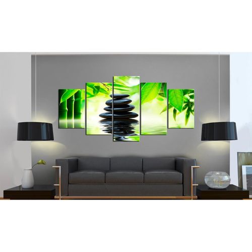 Tableau Moments De Détente 200 X 100 Cm Vert