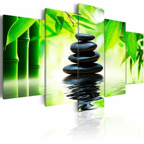 Tableau Moments De Détente 200 X 100 Cm Vert