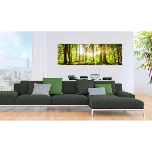 Tableau Lumière Du Jour 120 X 40 Cm Vert