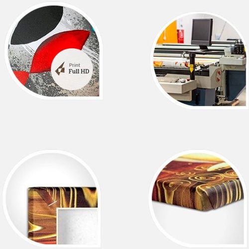 Tableau Arbres Majestueux 120 X 40 Cm Vert