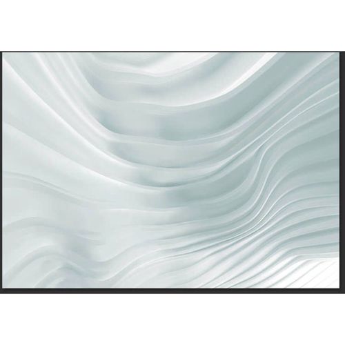 Papier Peint Onduler Blanc 350 X 245 Cm Blanc